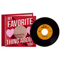 Hallmark Valentine's Day Card with Michael Bublé Vinyl Record (Real 45 Record Plays My Funny Valentine and Everything)
