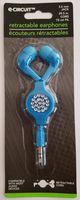 retactable Earbuds (Blue)
