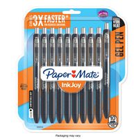 Paper Mate InkJoy Gel Pens, Medium Point, Black, 10 Count - 1951640