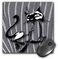 3Drose LLC 8 X 8 X 0.25 Inches Mouse Pad, Our Sassy Cat Sitting Pretty Just Waiting for You to Bring Her Home (Mp_108129_1)