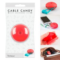 Cord Management & Cable Organizer - Cable Candy - Donut Pink