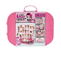 L.O.L Surprise! Fashion Show On-The-Go Storage/Playset with Doll Included - Hot Pink, Multicolor
