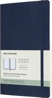 Moleskine Classic 12 Month 2020 Weekly Planner, Soft Cover, Pocket (3.5" x 5.5") Sapphire Blue