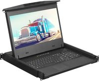 Rackmount Monitor - 1U 17" 1920 X 1080 VGA & DVI Input (Part#RM-F17USD-16BRK)