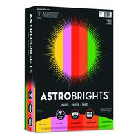 Wausau Paper Astrobrights Colored Paper Assortment, 500-Sheets, 8.5 x 11-Inch (21224)
