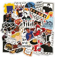 COOLCOOLDE TV Stickers 50PCS Friends Stickers for Laptop and Water Bottles,Waterproof Durable Trendy Vinyl Laptop Decal Stickers Pack , Water Bottles, Computer, Travel Case (Friends)