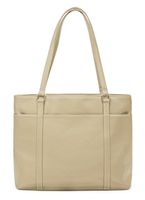 Overbrooke Classic Laptop Tote Bag - X-Large Vegan Leather Womens Shoulder Bag for Laptops up to 15.6 Inches