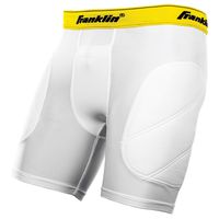 Franklin Sports Youth Baseball Sliding Shorts - Padded Slide Shorts with Cup Holder - Compression Shorts Perfect For Baseball and Softball - Large