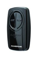 Chamberlain Group KLIK3U-BK Clicker Universal 2-Button Garage Door Opener Remote with Visor Clip, Black