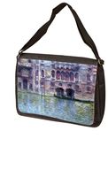 Palazzo Da Mula Venice by Claude Monet Laptop - Messenger Bag