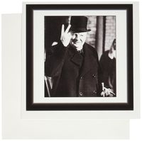 3dRose Vintage Photo Of Winston Churchill.jpg - Greeting Cards, 6 x 6 inches, set of 6 (gc_98649_1)