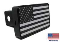 Bright Hitch - Black & White American Flag Hitch Cover
