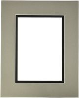 Set of (50) 8x10 Double Mat for 5x7 photo +Back+bag