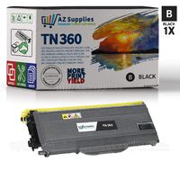 AZ Supplies Compatible Toner Cartridge Replacement for Brother TN360 (Black, 1-Pack)