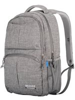Mozone Large Lightweight Water Resistant College School Laptop Backpack Travel Bag (Grey)