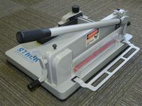 (TRADEMARKED) STACK S12 Professional Guillotine DeskTop Paper Cutter