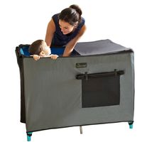 SnoozeShade Pack N Play Crib Canopy and Tent | Breathable Netting Sleep and Cover Shade | Award-Winning & Mom-Designed