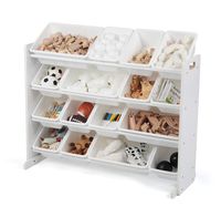 Tot Tutors Extra-Large, Supersized Toy Storage Organizer (White, Cambridge Collection)