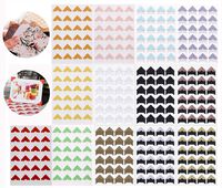 13 Sheets 13 Colors Photo Corner Stickers Holder Protectors Self Adhesive Photo Mounting Corner Stickers Picture Corners for DIY Scrapbooking Photo Album Personal Journal Diary, 312 Count(13 Colors)