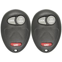 Keyless2Go Keyless Entry Car Key Fob Replacement for Vehicles That Use 3 Button L2C0007T 10335583 Remote - 2 Pack
