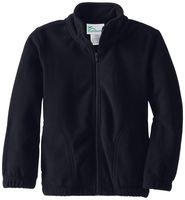 CLASSROOM Youth Unisex Polar Fleece Jacket, Dark Navy, Medium