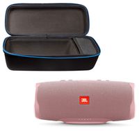 JBL Charge 4 Portable Waterproof Wireless Bluetooth Speaker Bundle with divvi! Charge 4 Protective Hardshell Case - Pink