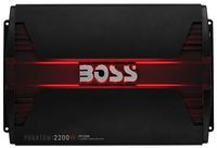 BOSS Audio Systems PF2200 Phantom 2200 Watt, 4 Channel, 2 4 Ohm Stable Class AB, Full Range, Bridgeable, Mosfet Car Amplifier with Remote Subwoofer Control