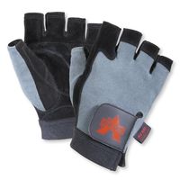 Valeo VI4872SM GLAX Fingerless Padded Palm Glove, Small, Black