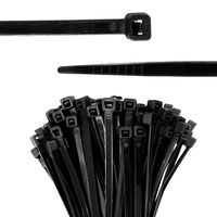 Beadnova Cable Ties Tie Wraps Zip Ties Heavy Duty for Cables and Cords(6 Inch, Black, 100pcs)