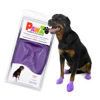 Pawz Dog Boots | Dog Paw Protection with Dog Rubber Booties | Dog Booties for Winter, Rain and Pavement Heat | Waterproof Dog Shoes for Clean Paws | Paw Friction for Dogs | Dog Shoes