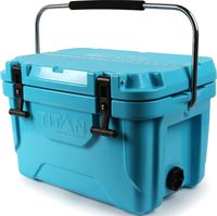 Arctic Zone Titan Deep Freeze 20Q Premium Ice Chest Roto Cooler with Microban Protection, Blue