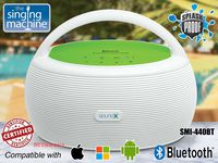 Portable Boombox Speaker Bluetooth Waterproof 20Watts Indoor / Outdoor SMI440BTM HD and Hi-Fi BIGRock Blast SoundX Loud Speaker BIG Rechargeable Speaker + Aux-in + Woofer + Bass Boost