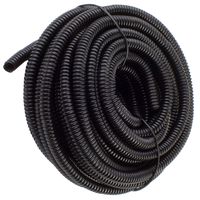 100 Feet 1/8" 3mm Split Wire Loom Conduit Polyethylene Tubing Black Color Sleeve Tube