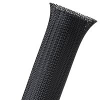 Techflex Flexo PET - 1 3/4" - Black - 10 ft piece