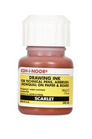 Koh-I-Noor Dye-Based Drawing Ink, 1 Ounce Bottle, Scarlet (9065D.SCA)