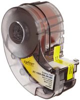 Brady XC-1500-595-OR-BK IDXPERT(TM) & LABXPERT(TM) Labels  B- 595 Indoor/Outdoor Vinyl Film Black on Orange, Printable Area: 19.000" W x 1.500" H 1 roll (30ft.)/Cartridge