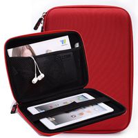 KroO Amazon Fire HD 8 8-inch Case | Classic Red Semi Hard EVA Tablet Cover