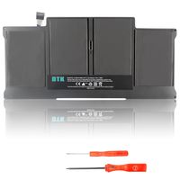 DTK 7.6V 55Wh Laptop Battery for MacBook Air 13 inch A1369 A1466 (Late 2010 Mid 2011 2012 2013 Early 2014 Version) Fit A1377 A1405 A1496 + 2PCS Screwdrivers