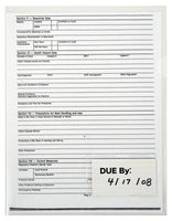 Lion Clear Project Folders with Index Pocket, 10 EA/Pack, 1 Pack (49120-CR)