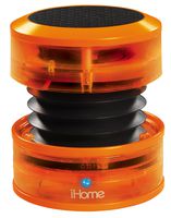 iHome Portable Speaker for MP3 Players (Orange Neon) (Discontinued by Manufacturer)