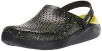 Crocs LiteRide Hyper Bold Clog Shoe, Black/Black, 8 US Women / 6 US Men M US