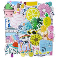 Flyzoo Stickers 50pcs Cute Random Stickers for Water Bottles,Vinyl Stickers for Laptop Skateboard Luggage Motorcycle Decals Graffiti Patches
