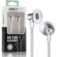 Honest EMF Air Tube Headset - Premium Radiation Free Headphones | New in-Ear Pod Style Earphone Earbuds with Microphone and Play/Pause Button | EMF Protection | Anti-Radiation | Universal
