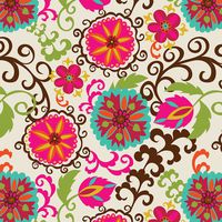 Jillson Roberts Bulk 240 Sheet-Count 20" x 30" Premium Printed Tissue Paper Available in 13 Designs, Happy Flower