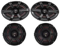 (2) MB Quart XK1-169 X-Line 6x9" 200w Car Audio Speakers+(2) 6.5" 2-Way Speakers