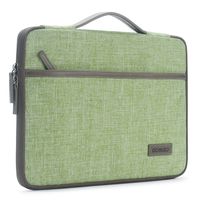 DOMISO 14 inch Laptop Sleeve Case Notebook Bag Carrying Handbag Cover for 13.9" Lenovo Yoga 920 14" Lenovo ThinkPad T470 E470 / 14" HP Pavilion 14/13" HP Pavilion x360 13/13.5" Surface Book, Green
