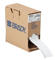 Brady PSBXP-111-125 LS2000 and BradyMarker XC Plus 1" Width x 0.235" Height, B-342 Heat-Shrink Polyolefin, Matte Finish White PermaSleeve Wire Marker Sleeves (500 per Roll)