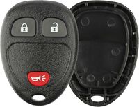 KeylessOption Just the Case Keyless Entry Remote Key Fob Shell Replacement For 15777636