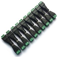 eSecure 20PC CCTV Camera DVR 5.5mm x 2.1mm DC Power Female+Male Jack Connector Plugs 10 Pairs