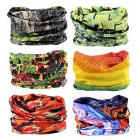 Toes Home 6PCS Outdoor Magic Headband Elastic Seamless Bandana Scarf UV Resistence Sport Headwear Boho Series for Yoga Hiking Riding Motorcycling